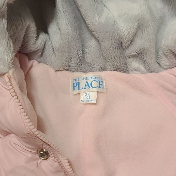 Children's Place Pink Snowsuit Bunting 3-6 months - Picture 6 of 8